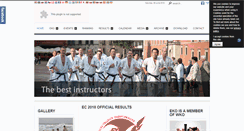 Desktop Screenshot of european-kyokushin.org