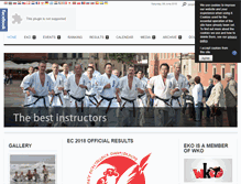 Tablet Screenshot of european-kyokushin.org